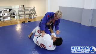 Mario Lopez Learns JiuJitsu With Keenan Cornelius [upl. by Ahtinak623]