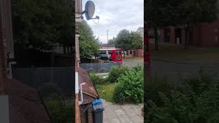 London Bus Route 200 leaving Haslemere Avenve for Raynes Park [upl. by Farlee]