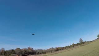 Freewing F16 V2 90mm Flt 12 Dans Avanti Johns F16 missing noseD Join up Wow Hard landing [upl. by Ahsrav]