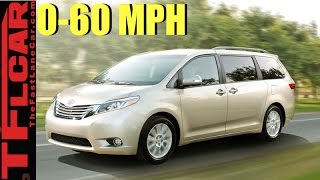 2017 Toyota Sienna Minivan 060 MPH Review How Fast Is the Sienna [upl. by Demona]