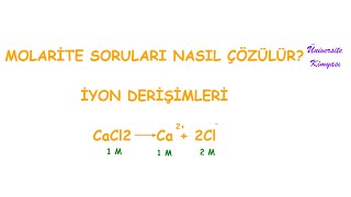 GENEL KİMYA  MOLARİTE SORULARI NASIL ÇÖZÜLÜR 3 [upl. by Gnidleif]