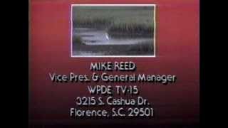 WPDE TV 15 Florence SC  Sign Off and Sign On recorded 8 March 1993 [upl. by Arnoldo]