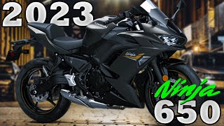 2023 Kawasaki Ninja 650 The Most Comfortable Sport Bike [upl. by Garlanda907]