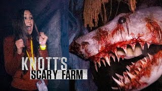 Knotts Scary Farm 2018 ALL 9 Mazes Haunted House Walkthrough POVs Knotts Berry Farm HD [upl. by Aramois]