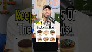 Keep 4 Cut 5 Donuts Which Are You Cutting shorts food dessert donuts oreo frosting [upl. by Druci991]