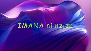 NI NZIZA by CHRYSO Ndasingwa Lyrics video [upl. by Shakti]