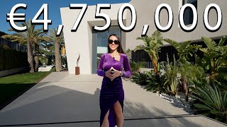 Inside a €4750000 Brand New SUPER MODERN Villa in Sotogrande Spain [upl. by Rosana]