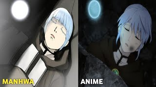 Tower of God Season 2 Episode 12  Anime VS Manhwa Comparison [upl. by Alliuqal]