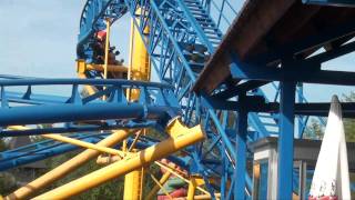 Wild Train Roller Coaster POV Erlebnispark Strasswalchen Austria [upl. by Aitercal]