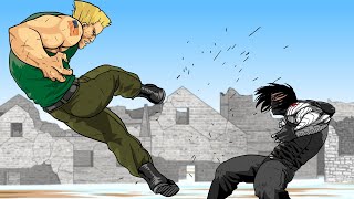 WINTER SOLDIER Vs GUILE Full Version  Super Soldiers Clash [upl. by Lapointe]