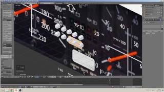 blender Tutorial Build a Car Part 14 speedometer 2 [upl. by Burny]