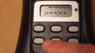 20130104 How to programset the Life Link TM074 Outdoor Timer from Home Depot [upl. by Griseldis]