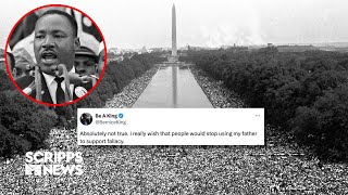 Daughter of MLK Jr replies to Trump’s crowd size claims in comparison to her fathers [upl. by Belding]