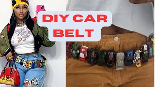 DIY CAR BELT HOW TO MAKE TRENDING CAR BELT [upl. by Alyakcim944]