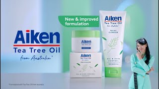 AikenTeaTreeOil Skincare Range with 2x Natural AntiAcne Benefits for Healthy amp AcneFree Skin [upl. by Nicky]