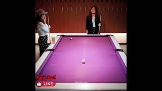 quá là thần thái bạn nữ 1 cơ dọn luôn bàn fypシ゚ bida billiards trending xuhuong [upl. by Akili]