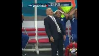 Caida Sabella Sabella Falling Fail FIFA WORLD CUP 2014 Argentina Belgica [upl. by Yknip636]