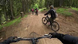 Day 2 Morzine MTB Mud Rain amp Epic Trails at Avoriaz amp Super Morzine June 24 [upl. by Anitreb636]