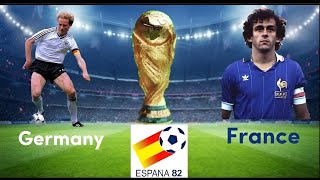 France vs West Germany FIFA World Cup 1982 Semi final [upl. by Linn]