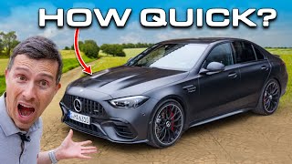 MercedesAMG C63 review 060mph amp 14mile TEST [upl. by Brittney]