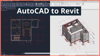 How to import DWG files in Revit and create a floor plan with it [upl. by Isawk]