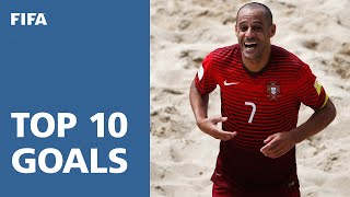 TOP 10 GOALS  FIFA Beach Soccer World Cup Portugal 2015 [upl. by Ojeibbob460]