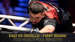 Eklent Kaçi vs Dennis Orcollo  Round One  2022 World Pool Masters [upl. by Ribal]