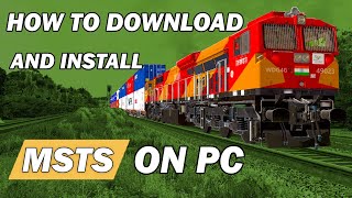 How to download and install MSTS on PC  With easy method  MSTS Indian Railways  Games Platform [upl. by Niotna]