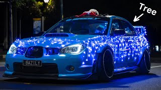 I WRAPPED my CAR in CHRISTMAS LIGHTS [upl. by Roehm705]