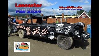 Lancaster NH Fair 2024 MODIFIEDS Demolition Derby 4K UHD [upl. by Canty]