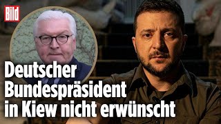 Diplomatische Demütigung Selenskyj erteilt Steinmeier UkraineVerbot [upl. by Macur330]