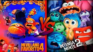 INTENSAMENTE 2 vs MI VILLANO FAVORITO 4 🎬🎥🍿 [upl. by Adnahsar]