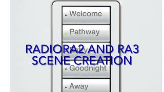 How to create a Lutron scene in Lutron Caseta or RA2 Select [upl. by Eecart]