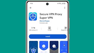 secure vpn proxy super vpn app kaise use kare  how to use secure vpn proxy super vpn app [upl. by Acinahs]