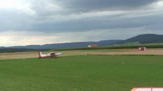 Pilatus Porter landing on a 250m short ultralight airfield [upl. by Zsazsa]