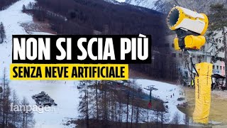 È il secondo dicembre più caldo di sempre in Piemonte “Non si scia più senza neve artificiale” [upl. by Acquah126]