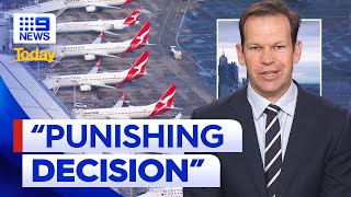 Qatar flights expansion rejected by federal government  9 News Australia [upl. by Yerfdog872]