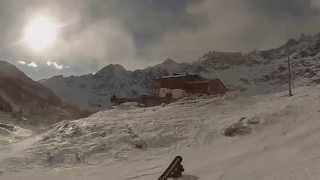 GoPro Hero3 snowboarding fail [upl. by Wertz]