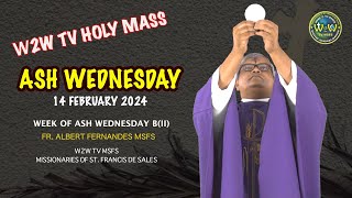 ASH WEDNESDAY HOLY MASS  14 FEBRUARY 2024  REPENT amp BELIEVE  by Fr Albert Fernandes [upl. by Canter]