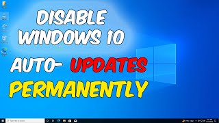 How to Disable Windows 10 Automatic Update Permanently 2024 [upl. by Ephrayim]