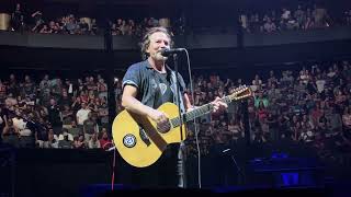 PEARL JAM WILDFLOWERS Vedder  Tom Petty live at XCEL ENERGY CENTER St Paul on 83123 concert [upl. by Elleb]