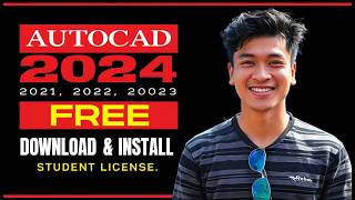 How to Download and Install AutoCAD 2024 [upl. by Adnalu]