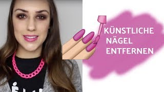 GEL  ACRYLNÄGEL SELBST ENTFERNEN  OHNE FRÄSER  KathisFinest [upl. by Jordan]