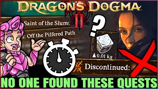 Dragons Dogma 2  WARNING 9 Secret MISSABLE Quests You NEED to Do  INSANE Rewards amp Quest Guide [upl. by Sivam]