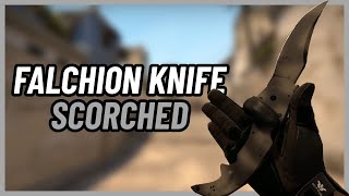 ★ Falchion Knife Scorched  CSGO Knife Showcase [upl. by Ludovika]