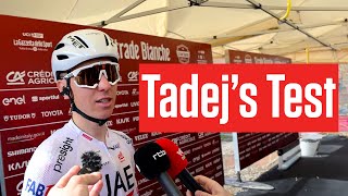 Tadej Pogacars Strade Bianche Nerves Excitement amp Strategy [upl. by Gilbertson]