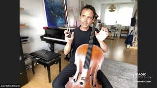 JeanGuihen Queyras Bach Cello Suites  Suite 2 Sarabande Hommage to Ingmar Bergman [upl. by Jefferey]