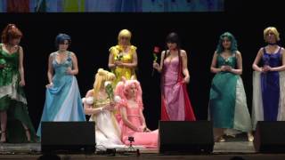 MAniFest 2017  DAY1  Block3  Групповое Anime Дефиле  Crystal Senshi  Sailor Moon [upl. by Armando]