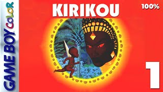 Kirikou Game Boy Color  4K60 Walkthrough 100 Level 1  Way Out of the Village amp Bonus 1 [upl. by Thun467]