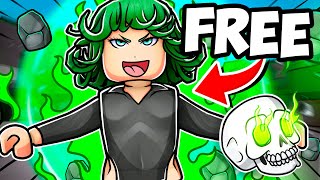 Using FREE TATSUMAKI for The FIRST TIME in The Strongest Battlegrounds UPDATE [upl. by Goer225]